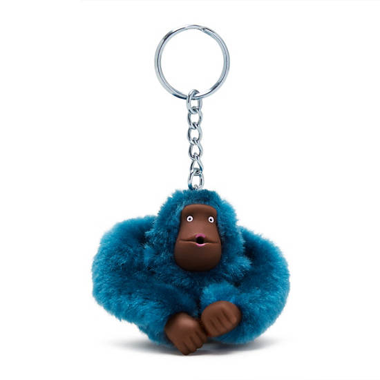 Kipling Sven Small Monkey Keychain Accessoires Turquoise | BE 2017OK